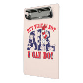 Katze im Hut | Aber das kann ich nicht alles Mini Klemmbrett (Gewinkelt2)