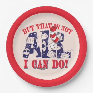 Katze im Hut Aber das kann ich nicht alles Pappteller