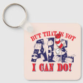 Katze im Hut | Aber das kann ich nicht alles Schlüsselanhänger (Vorderseite)