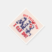 Katze im Hut | Aber das kann ich nicht alles Serviette (Ecke)