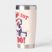 Katze im Hut | Aber das kann ich nicht alles Thermobecher (Rückseite)