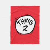 Katze im Hut |Angepasstes Ding zwei Fleecedecke (Vorderseite)