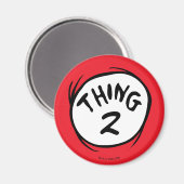 Katze im Hut |Angepasstes Ding zwei Magnet (Vorderseite/Rückseite)