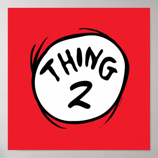 Katze im Hut |Angepasstes Ding zwei Poster (Vorne)