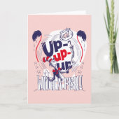 Katze im Hut | Aufblähen mit einem Fisch Karte (Vorderseite)