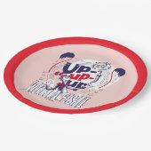 Katze im Hut | Aufblähen mit einem Fisch Pappteller (Schrägansicht)