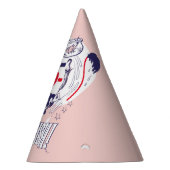 Katze im Hut | Aufblähen mit einem Fisch Partyhütchen (Rechts)