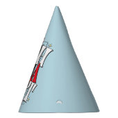 Katze im Hut | B&W Text Partyhütchen (Rechts)