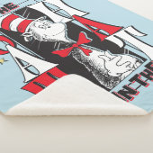 Katze im Hut | B&W Text Sherpadecke (3/4)