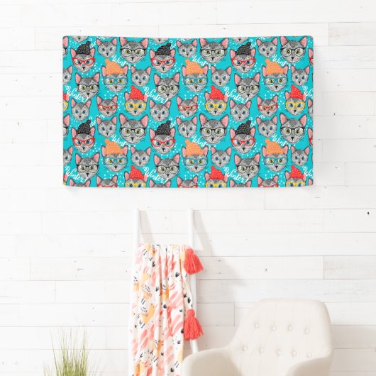 Katze im Hut Banner (Insitu)