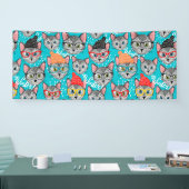 Katze im Hut Banner (Messe)