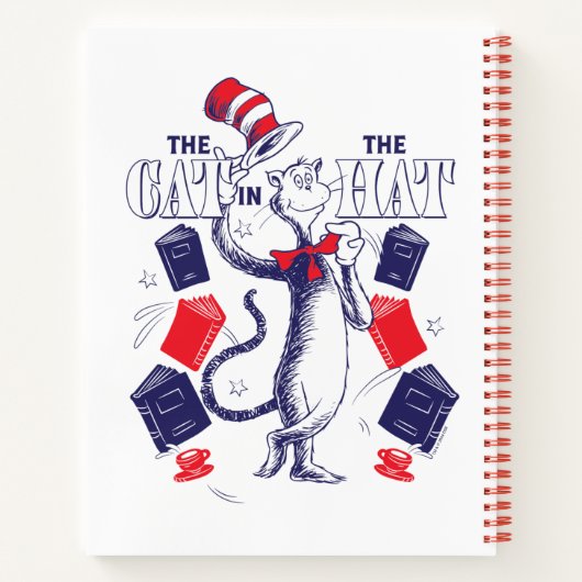 Katze im Hut | Bücher lesen (Rückseite)