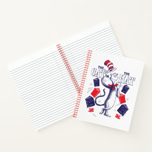 Katze im Hut | Bücher lesen (Innenseite)