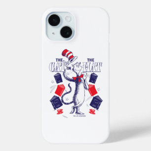 Katze im Hut Bücher lesen Case-Mate iPhone Hülle