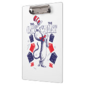 Katze im Hut | Bücher lesen Klemmbrett (Links)