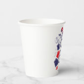 Katze im Hut | Bücher lesen Pappbecher (Vorderseite)