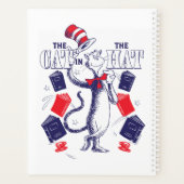 Katze im Hut | Bücher lesen Planer (Rückseite)