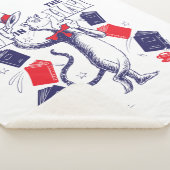 Katze im Hut | Bücher lesen Sherpadecke (3/4)