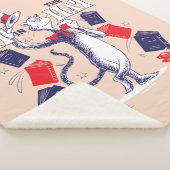 Katze im Hut | Bücher lesen Sherpadecke (3/4)