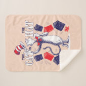 Katze im Hut | Bücher lesen Sherpadecke (Vorderseite (Horizontal))