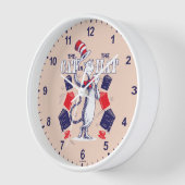 Katze im Hut | Bücher lesen Uhr (Winkel)