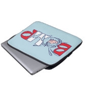 Katze im Hut | Bump Laptopschutzhülle (Vorne Knopf)