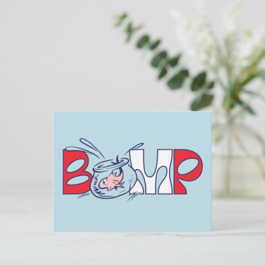 Katze im Hut | Bump Postkarte (Stehend Vorderseite)