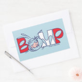 Katze im Hut | Bump Rechteckiger Aufkleber (Umschlag)