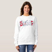 Katze im Hut | Bump Sweatshirt (Vorne ganz)