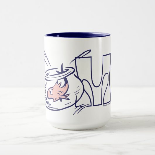 Katze im Hut | Bump Tasse (Zentrum)