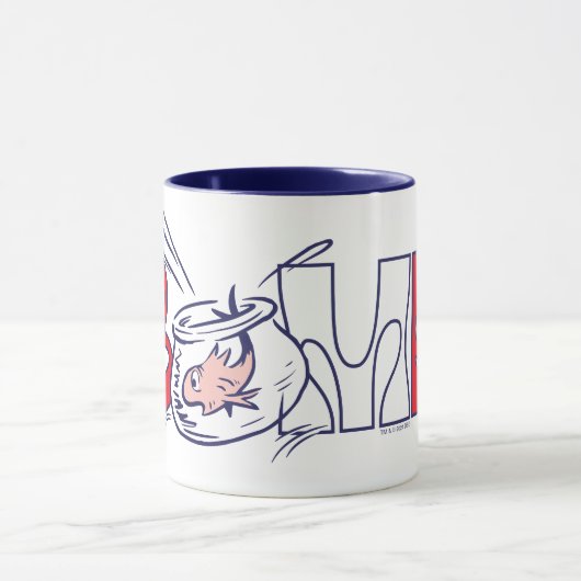 Katze im Hut | Bump Tasse (Zentrum)