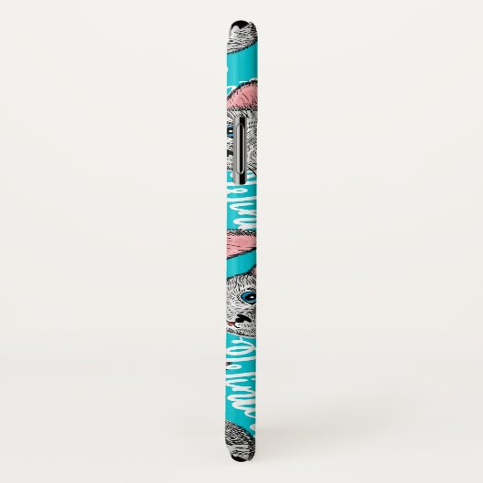 Katze im Hut Case-Mate iPhone Hülle (Hinten/Rechts)