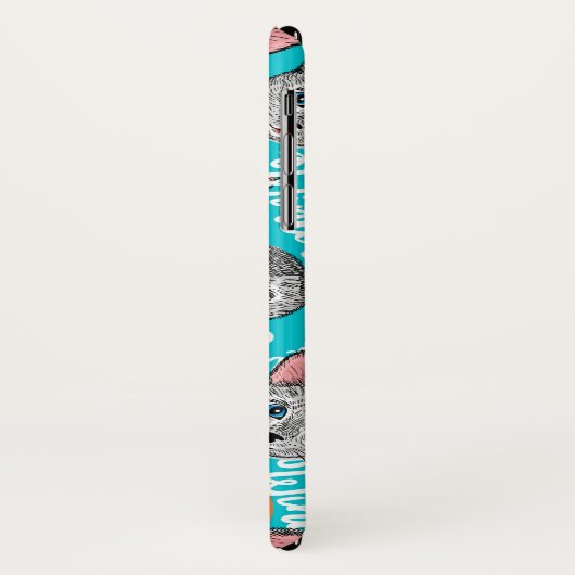 Katze im Hut Case-Mate iPhone Hülle (Hinten/Links)