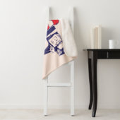 Katze im Hut | Cat-Face-Text Sherpadecke (Beispiel)