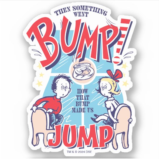 Katze im Hut | Dann ging etwas in die Höhe Aufkleber (Vorderseite)