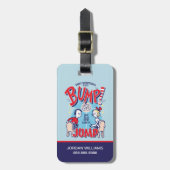 Katze im Hut | Dann ging etwas in die Höhe Gepäckanhänger (Vorderseite vertikal)