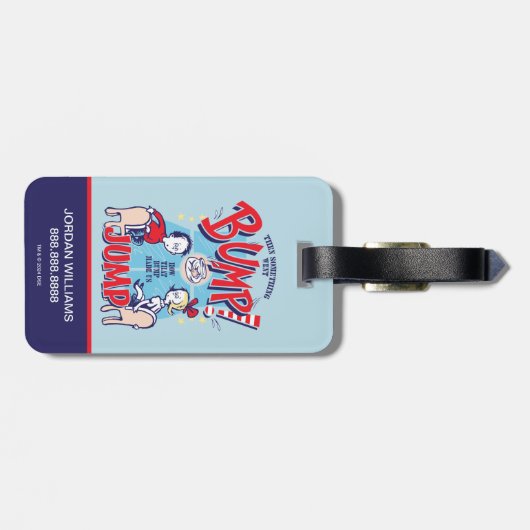 Katze im Hut | Dann ging etwas in die Höhe Gepäckanhänger (Rückseite horizontal)