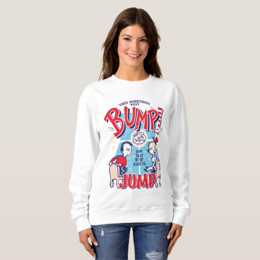 Katze im Hut | Dann ging etwas in die Höhe Sweatshirt (Vorne ganz)