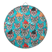 Katze im Hut Dartscheibe (vorne)