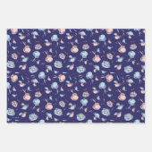 Katze im Hut | Das Fischmuster Geschenkpapier Set (Vorderseite 2)