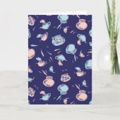 Katze im Hut | Das Fischmuster Karte (Vorderseite)