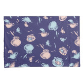 Katze im Hut | Das Fischmuster Kissenbezug (Vorderseite-Rechts)