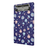 Katze im Hut | Das Fischmuster Mini Klemmbrett (Gewinkelt2)