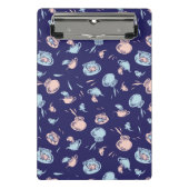 Katze im Hut | Das Fischmuster Mini Klemmbrett (Vorderseite)