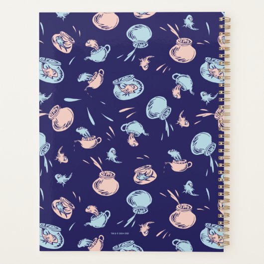 Katze im Hut | Das Fischmuster Planer (Rückseite)