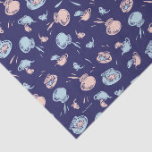 Katze im Hut | Das Fischmuster Seidenpapier (Ausschnitt)