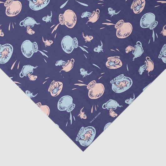 Katze im Hut | Das Fischmuster Seidenpapier (Ausschnitt)