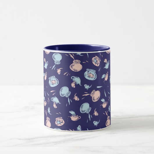 Katze im Hut | Das Fischmuster Tasse (Zentrum)