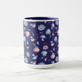 Katze im Hut | Das Fischmuster Tasse (Zentrum)