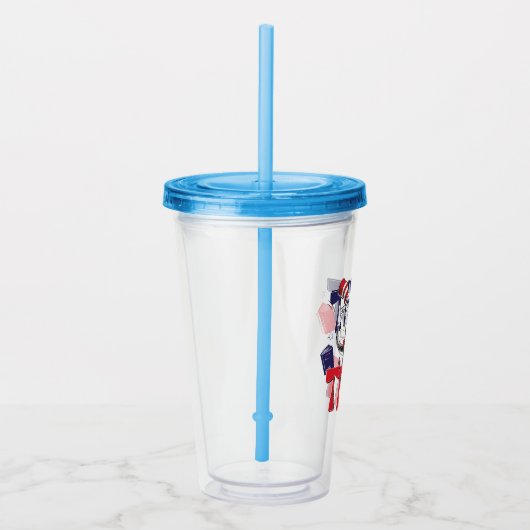 Katze im Hut | Das ist Acryltrinkbecher (Rechts)